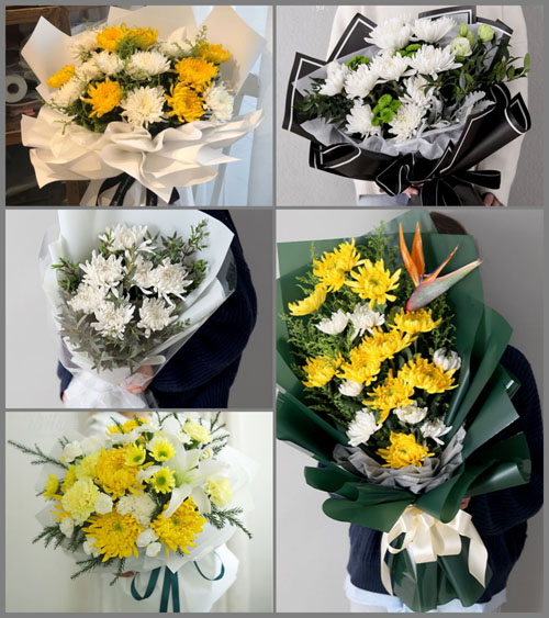 广东梅州市丰顺县留隍镇志扬村白事花束代送